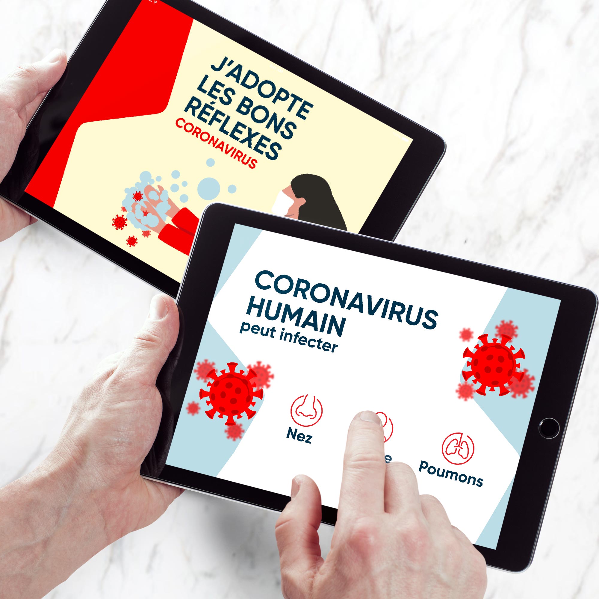 Projet J'adopte les bons réflexes Coronavirus (BNC)